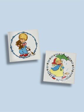 2 for $20 - Set of 2 Ceramic Trivets by Jasco
